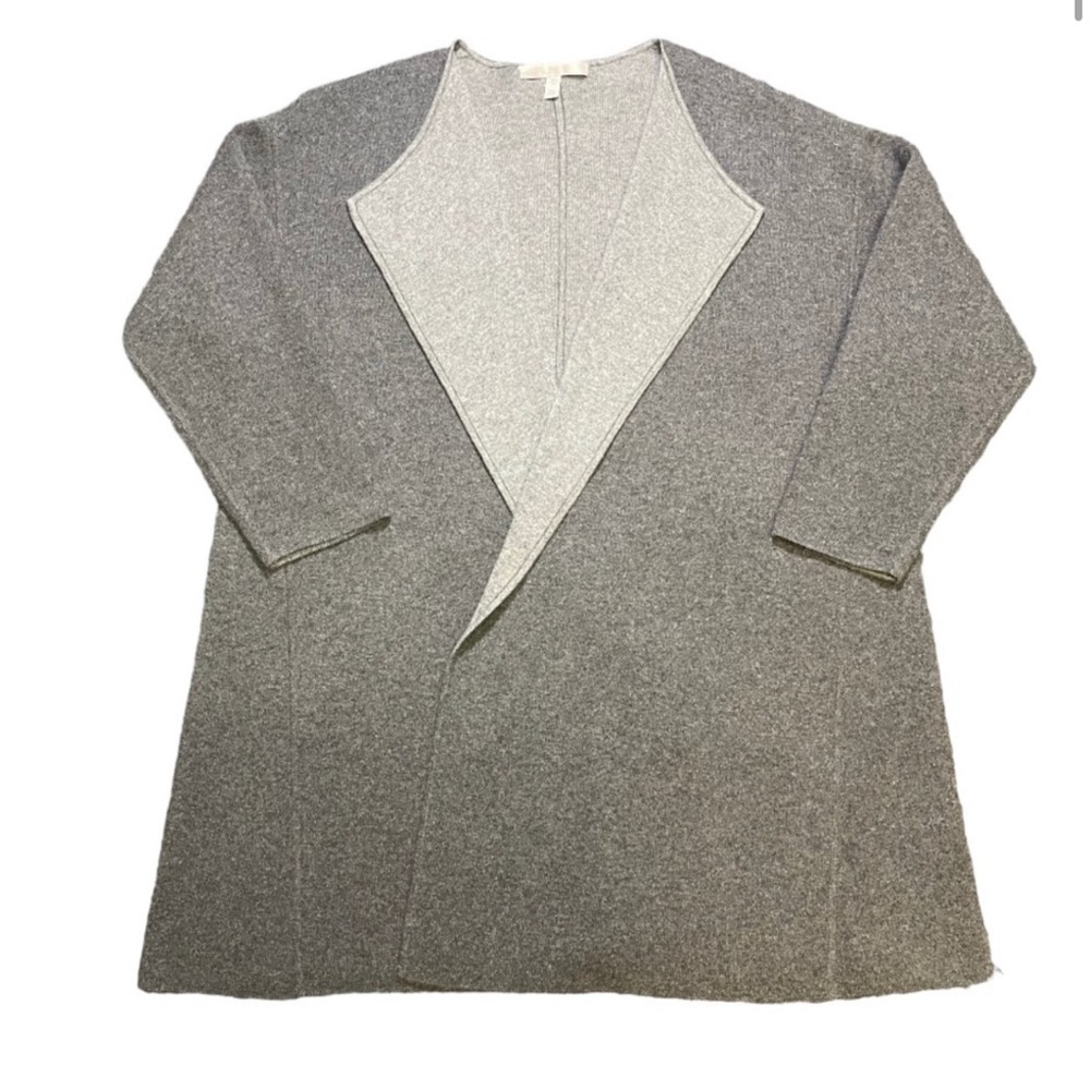 Nordstrom Signature Cashmere Cardigan Sweater Jacket Size M/L Grey